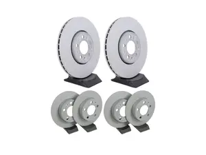 Front & Rear Brake Rotors - Set (288x25 / 232x9)