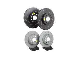 ES#5480892 - usr1772KT - Front & Rear USR Series Sport Slotted Rotors - Set (288x25 / 272x10) - Upgrade to a Turbo slotted rotor for improved braking - EBC - Audi Volkswagen