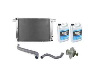 ES#5481188 - 1295000103KT1 - Early R129 500SL / SL500 Cooling System Refresh Kit M119 V8 - With CSF Aluminum Radiator - Protect your M119-powered R129 500SL/SL500 from catastrophic overheating with this comprehensive, direct-fit cooling system refresh kit. - Assembled By ECS - Mercedes Benz