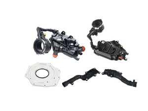ES#5481229 - 1770108712KT1 - M177 V8 Ultimate PCV & Rear Main Seal Repair Kit - Cure the notorious M177 oil leak and bulletproof your engine with this comprehensive "engine-out" kit, featuring both updated oil separators, a new rear main seal, and the brittle vent hoses that always break during installation. - Genuine Mercedes Benz - Mercedes Benz