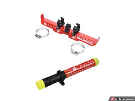 ES#5481772 - ELE-E50KT - Element E50 Fire Extinguisher With Roll Bar Mount - 50 seconds of pro-grade fire fighting protection that can fit almost anywhere! - Assembled By ECS - Audi BMW Volkswagen Mercedes Benz MINI Porsche