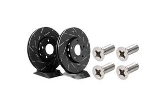 ES#5484878 - usr602KT2 - Front & Rear USR Series Slotted Brake Rotors - Set (288x25 / 245x10) - Upgrade your stopping power - EBC - Audi