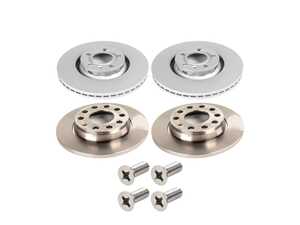 ES#5486542 - 8e0698301rkt2KT3 - Front & Rear Brake Rotors - Set (312x25 / 255x12) - Restore the stopping power in your vehicle - Featuring "Coat Z Anti-Corrosion" coating - Zimmermann - Audi