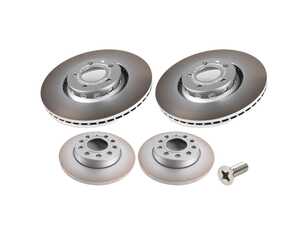 ES#5489103 - 8e0698301rcKT - Front & Rear Brake Rotors - Set (312x25 / 255x12) - Restore the stopping power in your vehicle - Genuine Volkswagen Audi - Audi