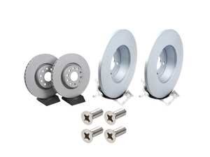 ES#5489114 - 8j0698601KT - Front Brake Rotors - Set (312x25 / 286x12) - Restore the stopping power in your vehicle - Zimmermann - Audi