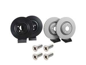 ES#5491158 - rk2026cKT1 - Front & Rear Ultimax Series Brake Rotors - Set (338x30 / 330x22)  - An OE quality replacement disc, made of the finest grade iron and a perfect replacement disc for any car. - EBC - Audi
