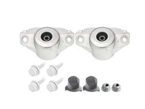 ES#5491260 - 4K0513353KT2 - Rear Upper Shock Mount Kit - Pair & Hardware - Engineered for increased performance and durability over the factory rear shock mounts. - Assembled By ECS - Audi