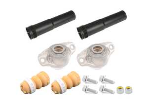 ES#5491291 - 5q0513353g3KT - Rear Shock Mount Replacement Kit - This kit is a Rear Shock Mount Replacement Kit designed to completely refresh the upper mounting points of a vehicle's rear suspension. - Genuine Volkswagen Audi - Volkswagen