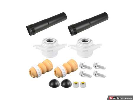 ES#5491295 - 034-601-30013KT - Rear Shock Mount Replacement Kit - This kit is a Rear Shock Mount Replacement Kit designed to completely refresh the upper mounting points of a vehicle's rear suspension. - Assembled By ECS - Volkswagen