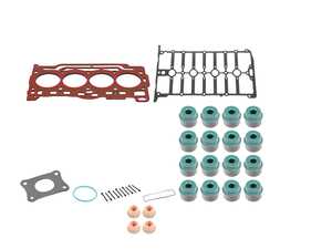 ES#5491521 - 04e103383bl1KT - Cylinder Head Gasket & Installation Hardware Kit - Complete your top-end rebuild with confidence. This all-in-one kit bundles a premium head gasket with every single-use stretch bolt and seal your 1.4T needs. - Assembled By ECS - Volkswagen