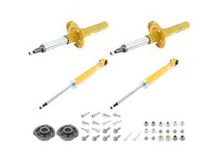 ES#5493259 - 35-267126KT1 - Bilstein B6 Performance Struts & Install Kit - Unbelievable control, precise handling, ultimate performance and incredible comfort. German-made with world-famous Bilstein quality and a limited lifetime warranty! Includes front and rear struts, mounts, and hardware - Assembled By ECS - Audi Volkswagen