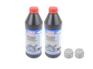 ES#5504051 - 0019902317KT1 - Mercedes Rear Differential Service Kit (75W-140) - Complete kit with Liqui Moly fluid and drain plugs to service your rear differential. - Liqui-Moly - Mercedes Benz