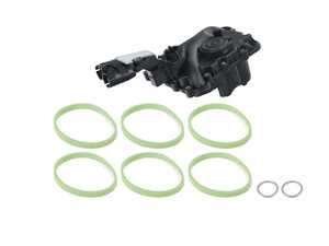 ES#5504449 - 06E103547AEKT1 - Oil Separator Service Kit (06E103547AE) - Comprehensive kit includes new oil separator, supercharger gaskets (qty 6), and vent tube o-rings (qty 2). - Bremmen Parts - Audi