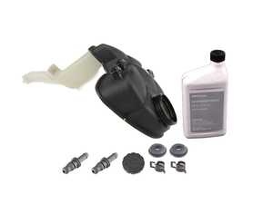 ES#5504887 - 2215000349KT1 - Coolant Expansion Tank Kit - Refresh your cooling system! Includes a new expansion tank, pressure cap, mounting hardware, O-rings, and 1 liter of blue coolant. - Assembled By ECS - Mercedes Benz