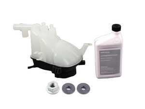 ES#5504914 - 1645000049KT1 - Expansion Tank Replacement Kit - Refresh your cooling system! Includes a new expansion tank, pressure cap, mounting hardware, rubber grommets, and 1-liter of blue coolant. - Assembled By ECS - Mercedes Benz