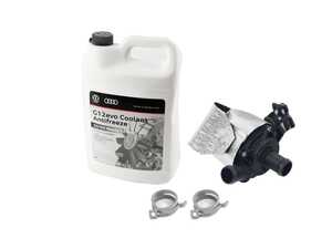 ES#5506626 - 3qf121599cKT - Auxiliary Water Pump - Kit - When replacing a failed auxiliary water pump, it's best to do the job right the first time. - Genuine Volkswagen Audi - Audi Volkswagen