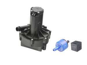 ES#5515661 - 0001403785KT - Secondary Air Pump Service Kit - Clear that stubborn P0410 code and get your cold start emissions back in check with a complete Secondary Air Pump overhaul kit. Fits most M112 V6 or M113 V8 engine equipped models. - Bremmen Parts - Mercedes Benz