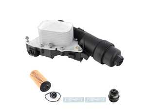 ES#5516718 - 057120LA04 - Oil Filter Housing with Billet Oil Filter Cap - Replacement housing with our ECS superior design billet metal cap! - ECS - BMW MINI