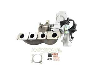 ES#5516792 - 06h145703s2KT - IHI Factory Replacement Turbocharger & D&W Installation Kit (2.0T Longitudinal) - Restore factory boost pressure, fuel economy, and reliable performance to your Audi with this complete turbocharger replacement bundle. - IHI Turbo - Audi