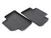 ES#4443068 - 4411463 - Rear FloorLiner - Black - Laser measured for perfect fitment and ultimate protection against moisture and debris - WeatherTech - Audi