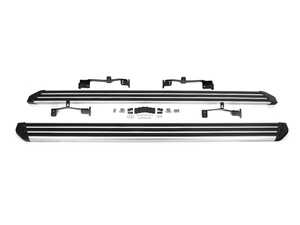 ES#3554576 - 5NL071691C - Aluminum Running Board Kit - Side steps make it easy to step in and out of your Tiguan. - Genuine Volkswagen Audi - Volkswagen