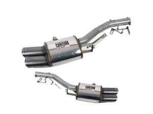ES#4039909 - 986457KT - Supersprint Polished Black Performance Muffler (Ovular Design) - 100% handcrafted in Italy. Stainless steel construction. Legendary sound! - Supersprint - BMW