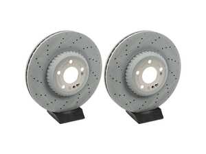 ES#5376165 - 2234210000KT - Front Brake Rotors - Pair - does not include rotor secure screws - Genuine Mercedes Benz - Mercedes Benz