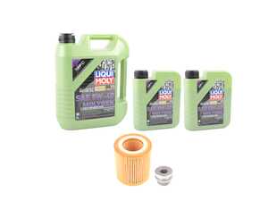 ES#5527166 - mg5w40eocKT - Molygen 5W-40 Engine Oil Change Kit - Keeping up with oil changes is the easiest way to protect your BMW M engine, and this kit puts everything for the job in one order. - Assembled By ECS - BMW