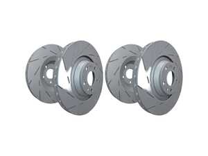 ES#5481016 - usr478KT - Front & Rear USR Series Sport Slotted Rotors - Set (256x20 / 226x10) - Upgrade to a Turbo slotted rotor for improved braking - EBC - Volkswagen