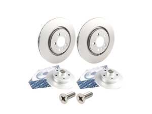 ES#5482391 - 1h0615301akt4KT6 - Front & Rear Brake Rotors - Set (280x22 / 226x10) - Featuring a protective Meyle Platinum coating. - Meyle - Volkswagen