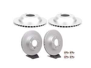ES#5482790 - 95535140141kt2KT - Front & Rear Brake Rotors - Set (330x32 / 330x28) - Featuring a protective Meyle Platinum coating - Meyle - Volkswagen