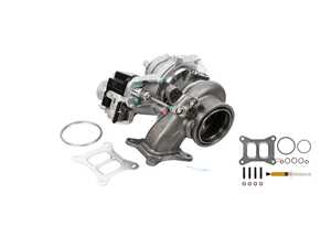 ES#5516537 - 06k145722h2KT - BMTS IS38 Turbocharger With Ajusa Installation Kit (2.0T EA888 Gen3 MQB) - Restore factory boost pressure or execute an IS38 upgrade on your 2.0T EA888 Gen3 engine with this complete turn-key turbo replacement bundle. - BMTS Technology - Audi Volkswagen