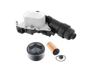 ES#5516722 - 11428585235kt1KT - Oil Filter Housing W/ Cover Install Kit - Includes Hengst filter and Oil filter Cap Tool! - Assembled By ECS - BMW MINI