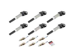 ES#5527196 - bmw101322KT - Ignition Coil & Spark Plug Kit With Dielectric Grease - Misfires and rough running often come down to worn coils and plugs. - Assembled By ECS - BMW