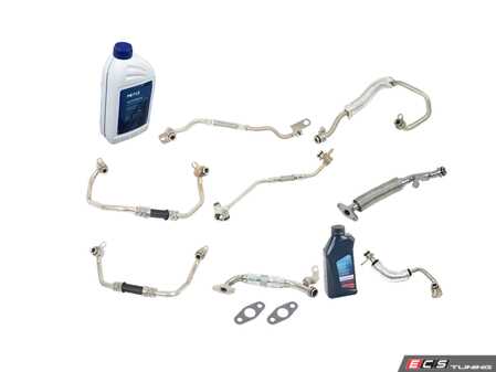ES#5527194 - bmw101320KT - Turbo Oil & Coolant Line Kit - This kit combines our turbo oil line kit and turbo coolant line kit, so you can replace both sets of lines while you have access. - Assembled By ECS - BMW