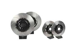 ES#5527207 - bmw101330KT - Slotted Front & Rear Brake Rotor Set - Non-CCB - If you're replacing the rotors on your G8X M car without carbon ceramic brakes, this kit covers both axles. - Assembled By ECS - BMW