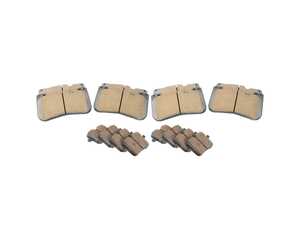 ES#5527230 - bmw101339KT - IS1500 Street Front & Rear Brake Pad Set - When it's time for new brakes on your M or M Performance model, replacing the front and rear pads together keeps braking balanced. - Assembled By ECS - BMW