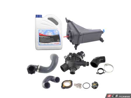 ES#5527258 - bmw101336KT - Water Pump & Coolant Expansion Tank Kit - A leaking water pump or cracked expansion tank is one of the most common causes of overheating. - Assembled By ECS - BMW