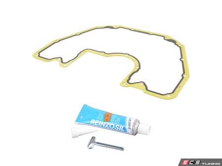ES#5527294 - bmw101416KT - Oil Pan Gasket Kit - The N73 V12 in the E65 760i and E66 760Li is a rare engine, and finding the right oil pan gasket can be a challenge. - Assembled By ECS - BMW