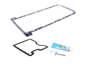 ES#5527291 - bmw101415KT - Oil Pan Gasket Kit - Upper & Lower - This kit has the N62 oil pan gasket & the E53-specific lower oil pan gasket, so you get the right combination without having to sort through part numbers. - Assembled By ECS - BMW