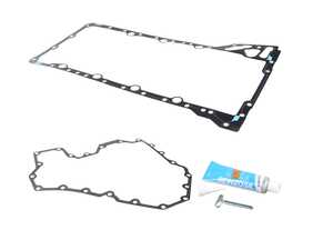 ES#5527305 - bmw101422KT - Oil Pan Gasket Kit - Upper & Lower - On the N63 cars, such as the F10 550i, F01 750i and F12/F13 650i, the lower oil pan gasket is different from the X5 and X6. - Assembled By ECS - BMW
