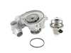 ES#5527306 - bmw101423KT - Water Pump & Thermostat Kit - A coolant leak at the front of the engine, a temperature gauge that climbs or a thermostat stuck open are common problems on the N62 V8. - Assembled By ECS - BMW