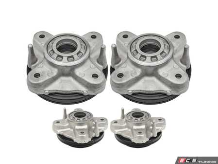 ES#5527333 - bmw101446KT - Front Strut Mount Kit - This kit includes two upper strut mounts and two front support bearings, giving you everything needed to refresh the top of both front struts at once. - Assembled By ECS - BMW