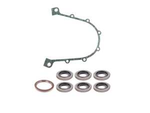 ES#5527335 - bmw101448KT - Rear Main Seal Kit - An oil drip from where the engine meets the transmission on an M60, M62 or S62 V8 often means the rear main seal is leaking. - Assembled By ECS - BMW