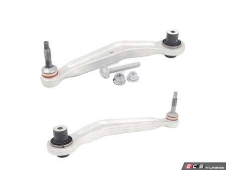 ES#5527368 - bmw101466KT - Rear Upper Control Arm Kit - On the E60/E61 5 Series, E63/E64 6 Series and E65/E66 7 Series, the rear upper control arms set rear camber and carry the upper bushings that take a beating over time. - Assembled By ECS - BMW