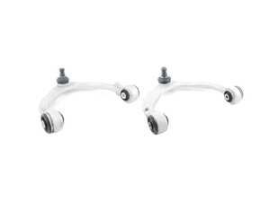 ES#5527380 - bmw101474KT - Front Upper Control Arm Kit - The E70 X5 and E71 X6 use a double-wishbone front end, and the upper control arms carry a ball joint that wears with mileage and weight. - Assembled By ECS - BMW