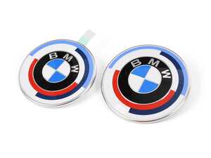 ES#5481325 - bmw50anvbKT - BMW 50th Anniversary M Heritage Edition Roundels - When BMW released the limited-edition M Heritage Roundels to celebrate a half-century of BMW Motorsport, they didn't just create a badge; they created a piece of history. - Genuine BMW - BMW