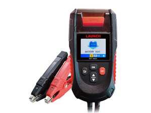 ES#5527604 - 307020135 - Launch BST860S Battery Tester with Built-In Thermal Printer - Professional 12V/24V battery and electrical system tester featuring a built-in thermal printer, 6 test modes, and rapid 3-second diagnostics for lead-acid, GEL, AGM, EFB, and Lithium batteries. - Launch - Audi BMW Volkswagen Mercedes Benz MINI Porsche