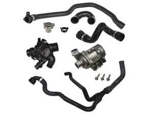 ES#5507020 - 115175869259 - Water Pump Service Kit - Keep your vehicles cooling system performing at its peak with this comprehensive Rein Water Pump Service Kit. - Rein - BMW