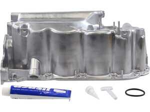 ES#5491323 - 11138611689 - Oil Pan Repair Kit - Replacement oil pan with drain plugs and gaskets - Rein - MINI